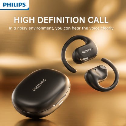 Philips TAT2739 Open-Ear Wireless Headphones AI Call Noise Reduction 360 Spatial Sound Hi-Fi Type-C Charging 30H Battery Ergonomic Design White Black Blue