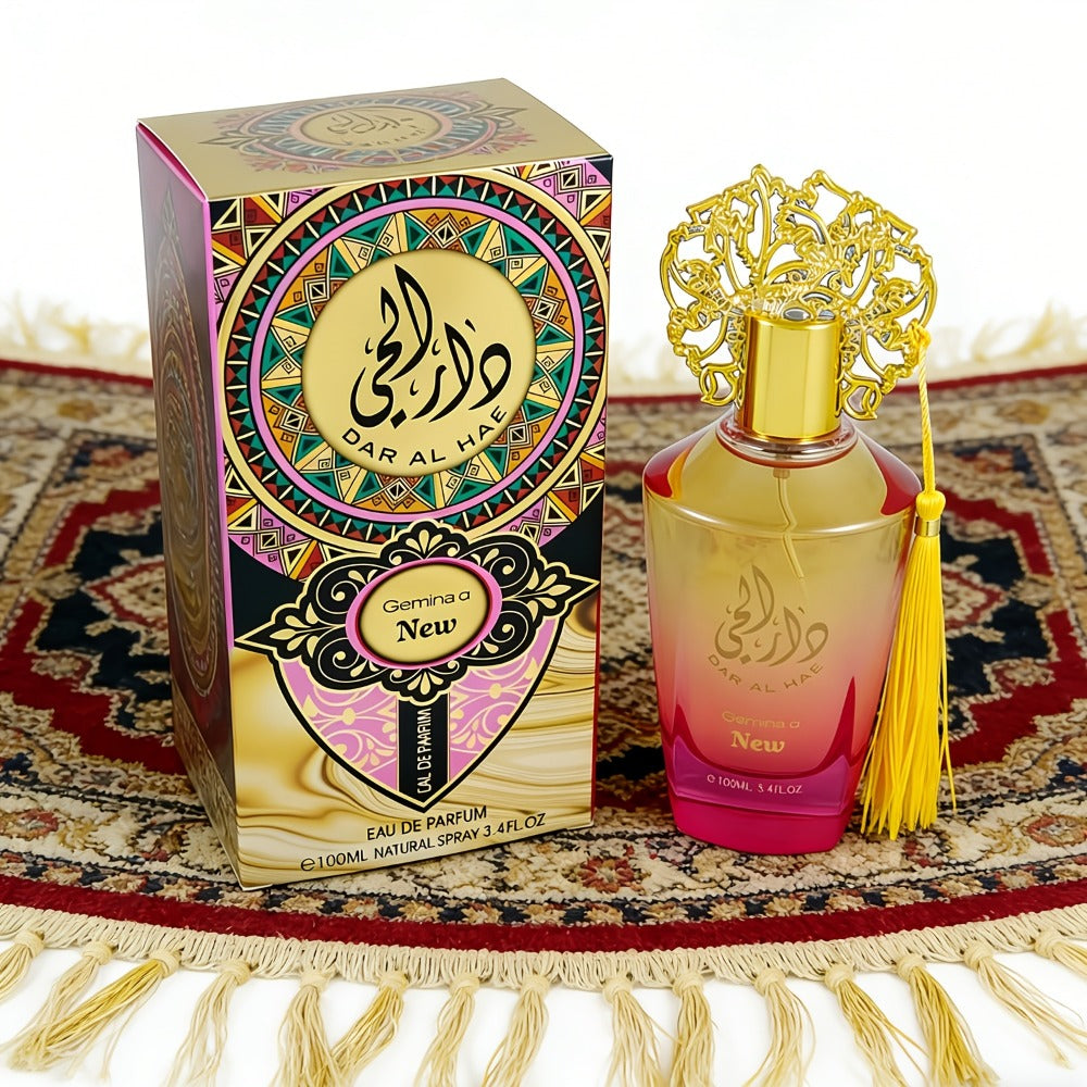 Cologne Spray 100ml Miss and Man Options with Ornate Bottle, Tassel Detail and Presentation Box