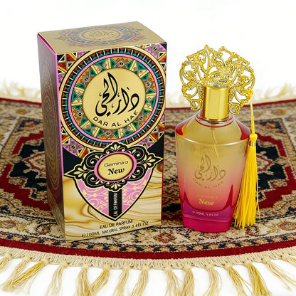 Cologne Spray 100ml Miss and Man Options with Ornate Bottle, Tassel Detail and Presentation Box