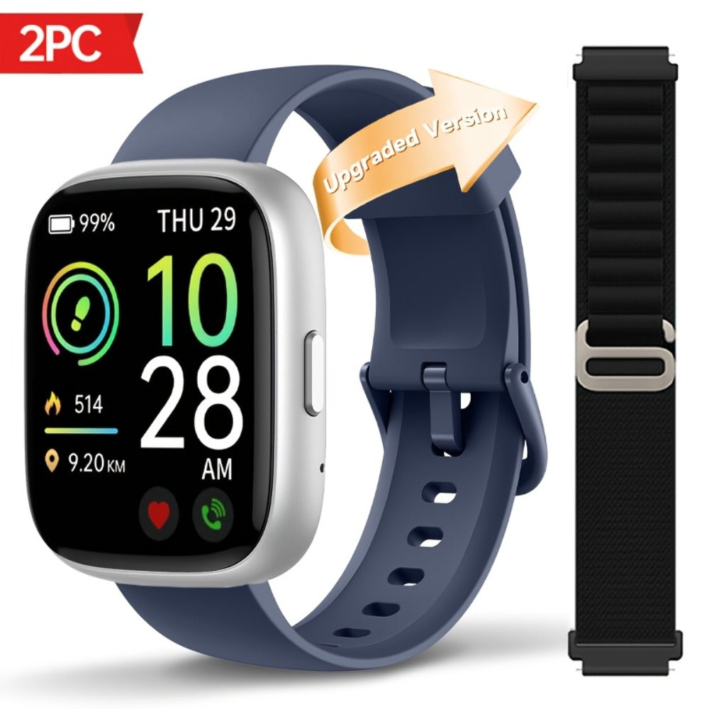Smartwatch – Alexa Built-in Waterproof 1.83" HD – Wireless Calling, 100+ Sport Modes, Heart Rate SpO2 Sleep Tracker, Optional Woven…