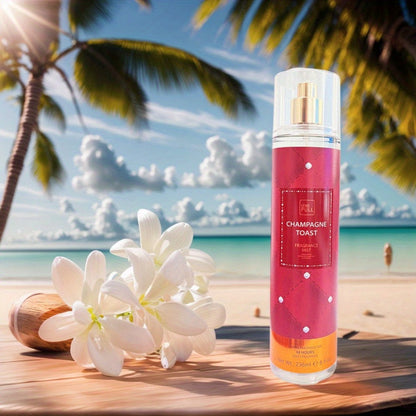 Body Mist Perfume Spray 8oz – 12 Scents Floral Hair & Body Fragrance for Women, Rose, Cherry Blossom, Beach, Long-Lasting Light Scent, Unisex Daily Wear Gift