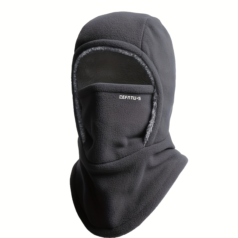 Knit Winter Balaclava with Neck and Ear Coverage in Six Colors for Cycling, Skiing and Outdoor Work