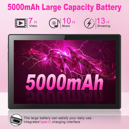 CRELANDER Android Tablet 10.1 Inch 2-in-1 with Keyboard & Mouse, 6GB RAM 128GB ROM, HD IPS Display