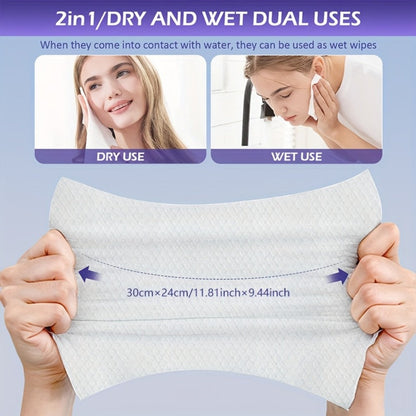 36-Piece Compressed Disposable Face Towel Set with Individually Wrapped Mixed Colors for Dry or Wet Travel Use