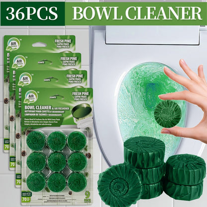 Mesh-Wrapped Toilet Bowl Cleaner Tablets in Fresh Linen, Lavender, Pine or Mixed 9- and 36-Pack Options