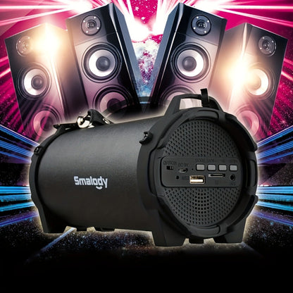 Rechargeable Wireless Boombox Speaker with 3.5mm AUX Input & USB Port – Loud Stereo Sound, 2000mAh Battery, 5H Playtime, Outdoor Indoor Party Home Speaker System