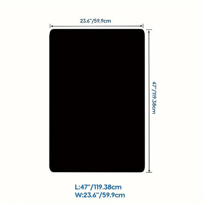 Kitchen Counter Mat Heat Resistant Countertop Protector Pad Extra Large Cuttable Non-Slip Mat for Kitchen Counter Dining Table - Waterproof Protective Mat 36 inch 47 inch Black Gray