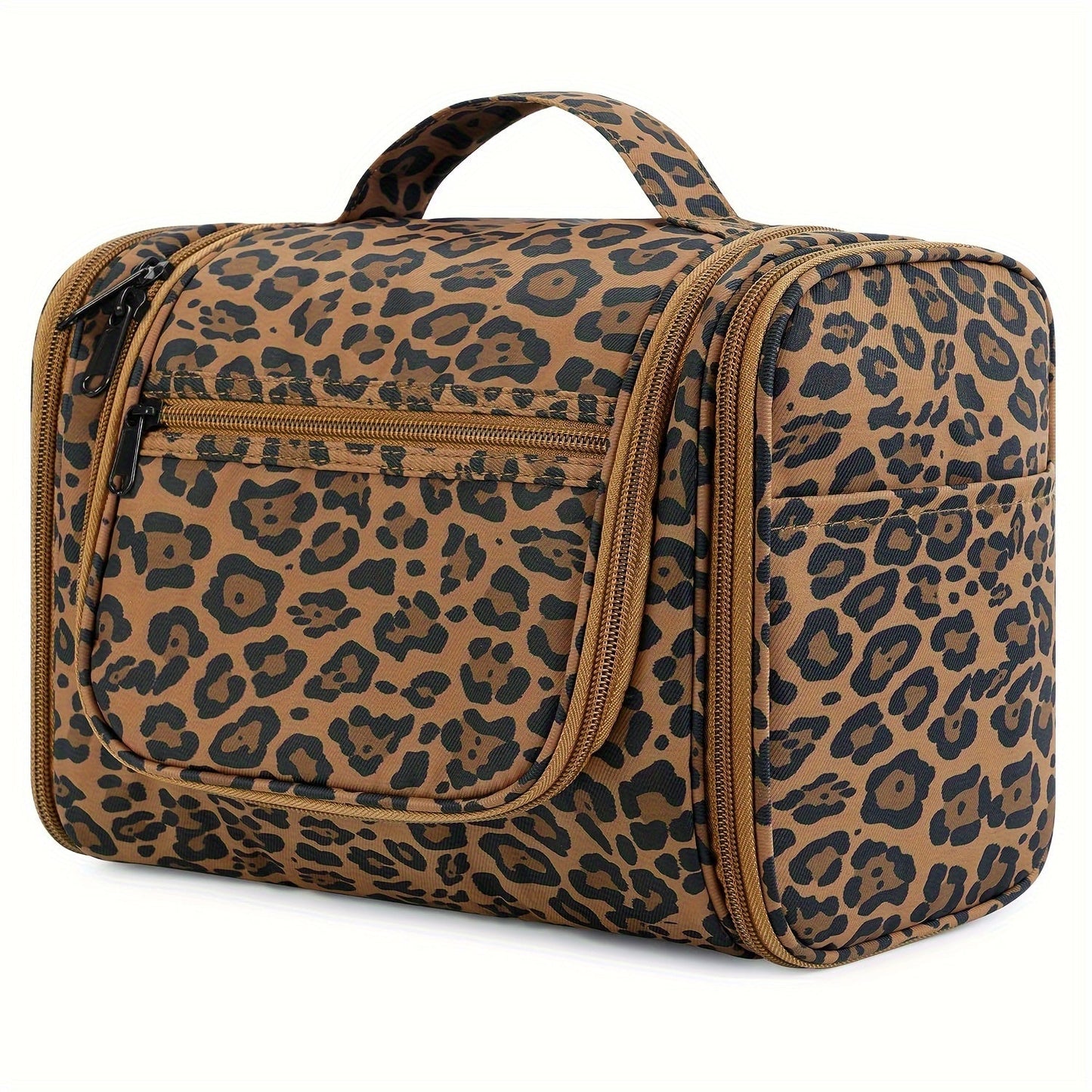 Toiletry Bag Hanging Multi-Pocket Shower Organizer with Metal Hook, Carry Handle and Seven Print Options