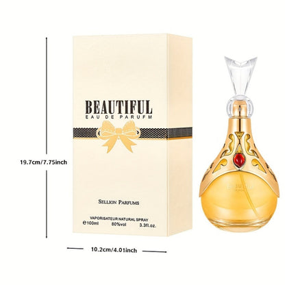 Eau de Parfum Floral Collection for Women 100ml with Talc-Free Formula & 3 Bottle Styles for Daily Wear