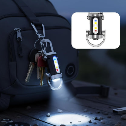 Flashlight 1200-Lumen Keychain 4-Pack with Seven Modes, USB-C Charging and Phone Power Output