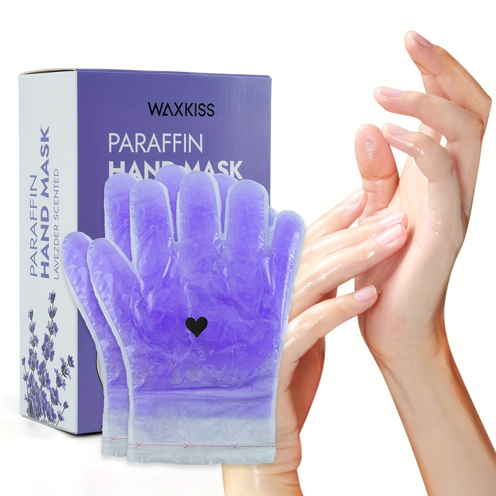 Paraffin Wax Hand & Foot Mask Deep Moisturizing Beauty Treatment – Smooth Soft Skin, Pink Grapefruit & Lavender Scents, Long-Lasting Stone Wax Formula, Home Spa Gift Set for Women