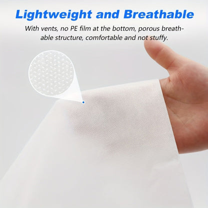 Bulk 100-Piece Spa Bed Sheet Set in Protected White or Pink Checkout Colors for Table Coverage