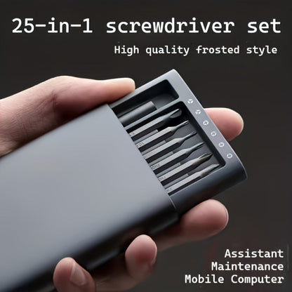 25-Piece Precision Screwdriver Set with Phillips and Slotted Bits, Magnetic Driver and Compact Storage Case