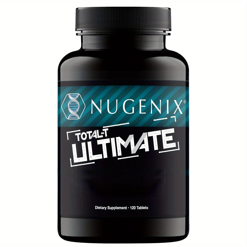 Natural Testosterone Booster for Men – Total-T Ultimate with D-Aspartic Acid, Horny Goat Weed, Tribulus, Maca & Stinging Nettle | Energy, Mood & Muscle Health Support | 1 or 3 Bottle Pack