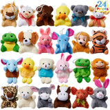 24 PCS Mini Plush Animal
