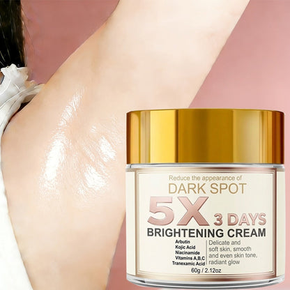 Kojic Acid-Labeled Face Cream with Vitamin C, Arbutin and Niacinamide in Single Checkout Option