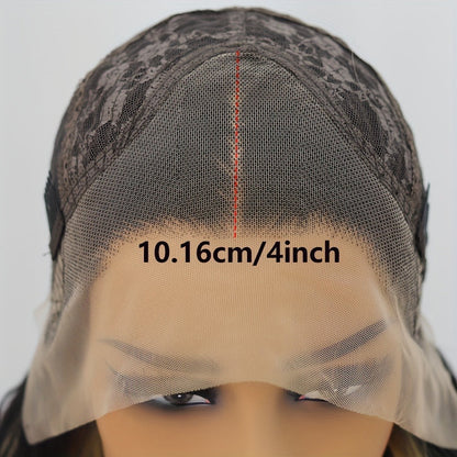 Lace Front Wig Ginger-Orange Body Wave, 24- or 32-Inch Synthetic Style with 13x4 Front and Three Combs