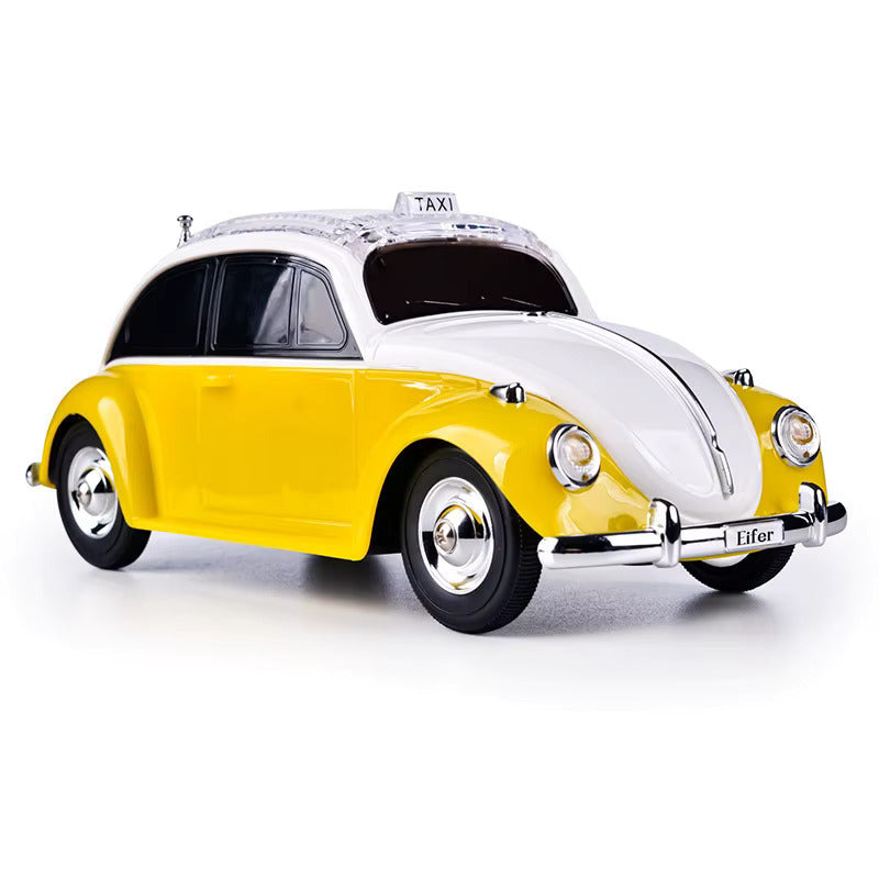 Fuzix WS-1958 Vintage Car Bluetooth Speaker with LED Headlights & Taillights | Retro Wireless Stereo, FM Radio, AUX/USB/TF, Built-in Mic, Rechargeable – Novelty Gift for Car Enthusiasts & Music Lovers