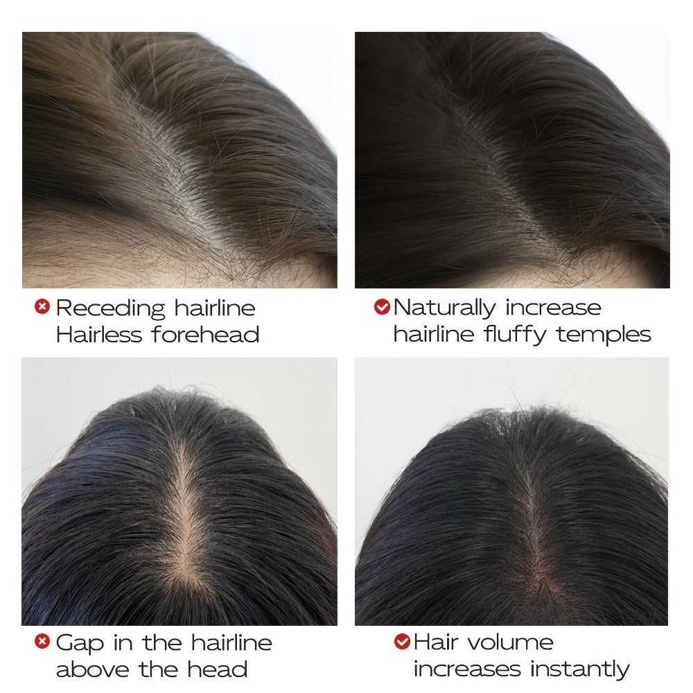 Root Touch-Up Hair Color Pen with Brush Applicator, Instant Gray & White Hair Coverage, Plant Squalane Nourishing Formula
