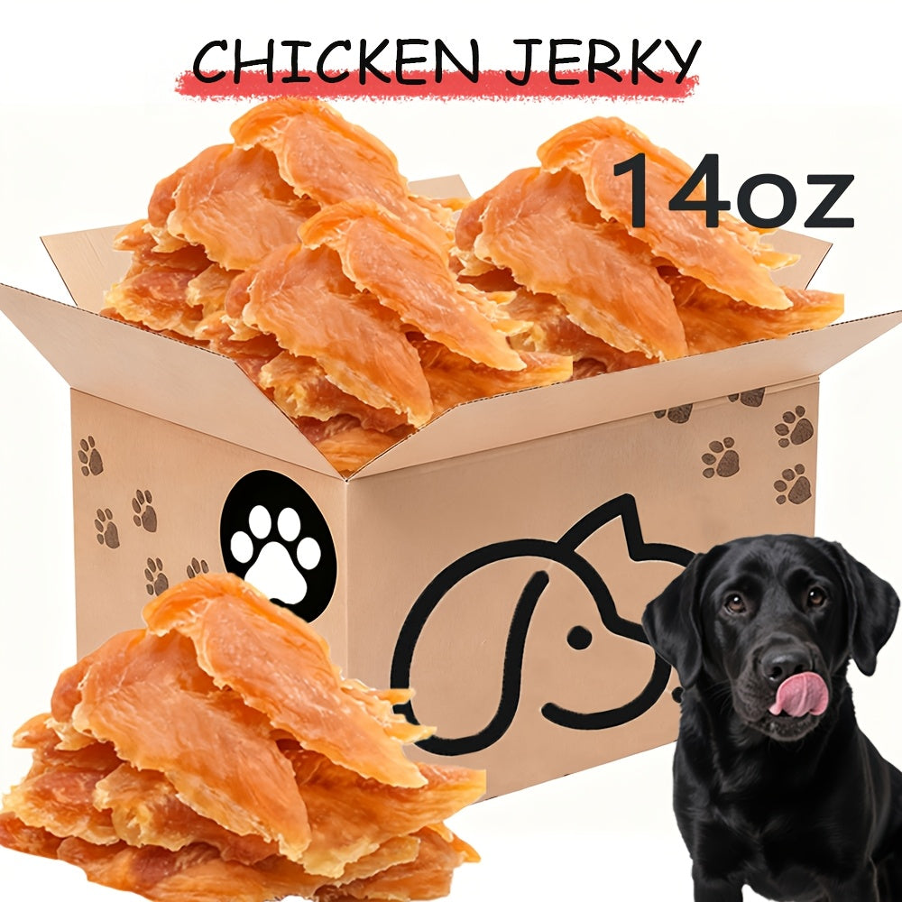 Chicken Jerky Dog Treats – Dried Chicken for Dogs, High Protein Easy to Digest, Long Lasting Training Reward Snacks for Puppies Small Medium Large Breeds, Natural Healthy Dog Chews