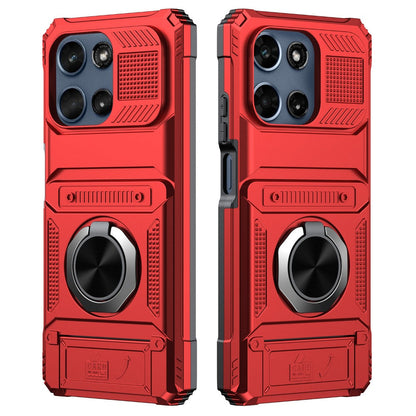 Magnetic Metal Kickstand Moto G 5G 2025 2026 Case Shockproof Drop Protection Slim Protective Phone Cover for Motorola Moto G 5G 2025 Moto G 5G 2026 Moto G Play 2026 6.7 Inch – Hands-Free Stand