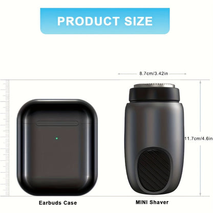 Electric Shaver Mini 1200mAh USB Rechargeable Pocket Razor in Five Colors for Daily Grooming