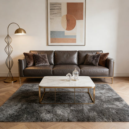 Area Rug Faux-Fur Tufted Collection at 650 g/m² with 22 Colors and Ten Retained Size Listings
