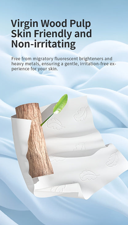 Facial Tissue 20 Packs – Dry & Wet Use, Sensitive Skin Safe, Absorbent Soft Tissues for Home Kitchen Bathroom Travel