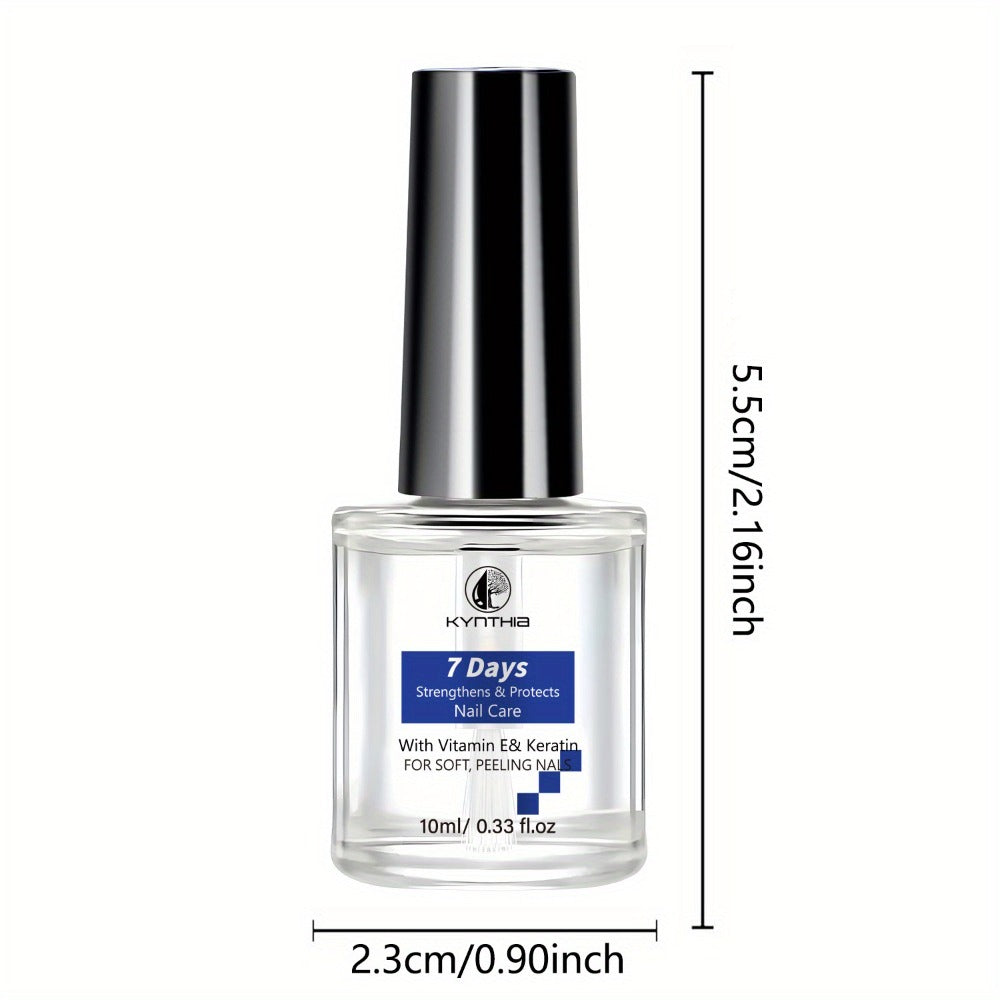 10 ml Nail Care Oil with Vitamin E, Keratin, Hyaluronic Acid and Jojoba Oil for Daily Brush-On Care