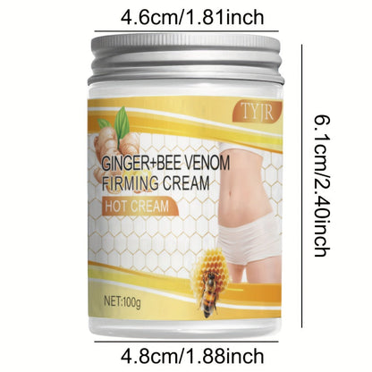 Glycerin Vitamin E Body Firming Cream 2pcs 100g Each Moisturizing Toning Lotion Skin Tightening Elasticity Nourishing Daily Care for Abdomen Arms Legs Back Waist All Skin Types Women