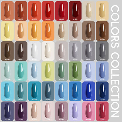 Holographic Rainbow Candy Gel Nail Polish Set 6 Colors 15ml - Semi-Permanent Soak Off LED UV Long Lasting Glossy Macaroon Finish Photo Frame Bottle Spring Summer Nail Art Kit for Women 0.51oz Each