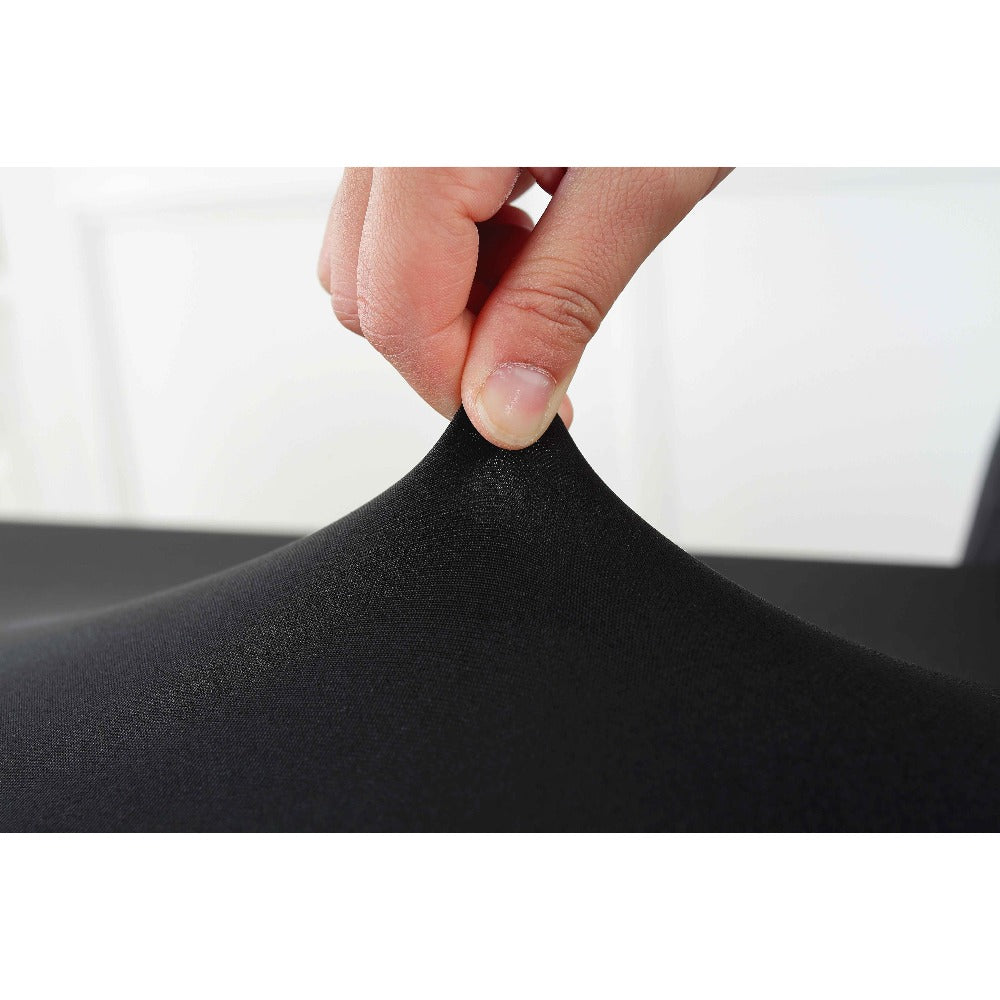 Tablecloth Fitted Stretch Cover Set for 4, 6 or 8-Foot Rectangle Tables in 3 or 5-Piece Packs