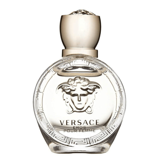 Travel Size Perfume Versace Eros Pour Femme Eau de Parfum - Long Lasting Floral Musky Fragrance Spray for Women, Luxury Designer Scent Purse Bottle 0.17 Fl.oz 5ml