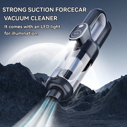 Car Vacuum Cleaner with 13KPa Suction, USB Rechargeable Cordless Body and Multi-Nozzle Accessory Set