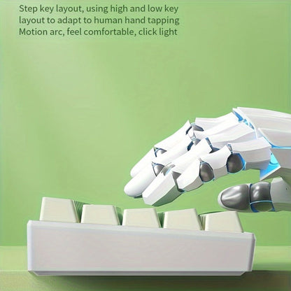 Compact Wired Gaming Keyboard in 61-Key and 68-Key Layouts with Ten Color and Mouse Options