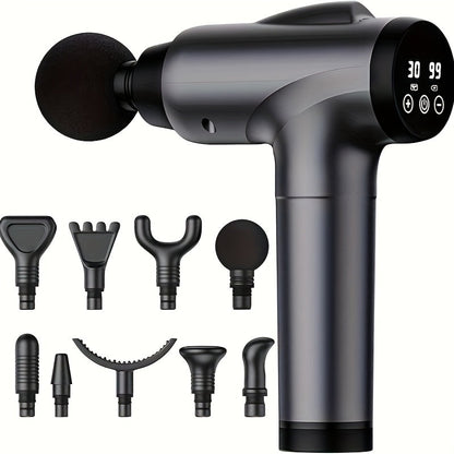Handheld Massage Gun Collection with X6, M68-7 and X7 Model Labels in Black or Grey Finishes