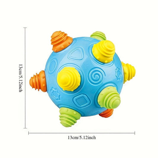 Bouncing Music Dancing Ball Baby Toy – BPA-Free Interactive Electric Rolling Sensory Ball with Lights, Sounds & Melodies, Crawling & Jumping Developmental Toy for Boys & Girls, Easter Baby Gift