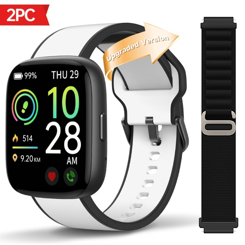 Smartwatch – Alexa Built-in Waterproof 1.83" HD – Wireless Calling, 100+ Sport Modes, Heart Rate SpO2 Sleep Tracker, Optional Woven…
