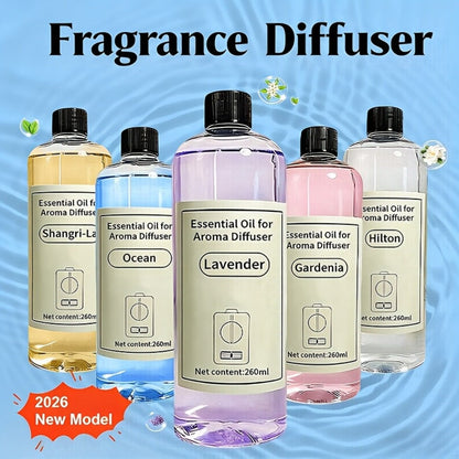 260ml Fragrance Oil Diffuser Refill in Hilton, Shangri-La, Gardenia, Lavender or Ocean Scent Labels