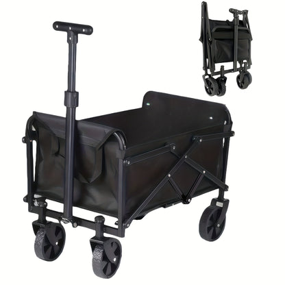 Folding Wagon Heavy Duty | Garden Cart Beach Wagon Camping Utility Outdoor Cart