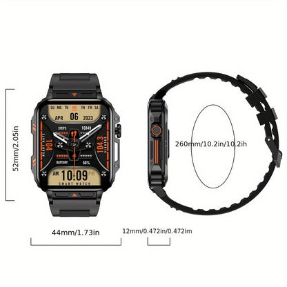 Smartwatch for Men SENBONO L81B 1.95 Inch with Calling, 100+ Sport Modes and 340mAh Battery