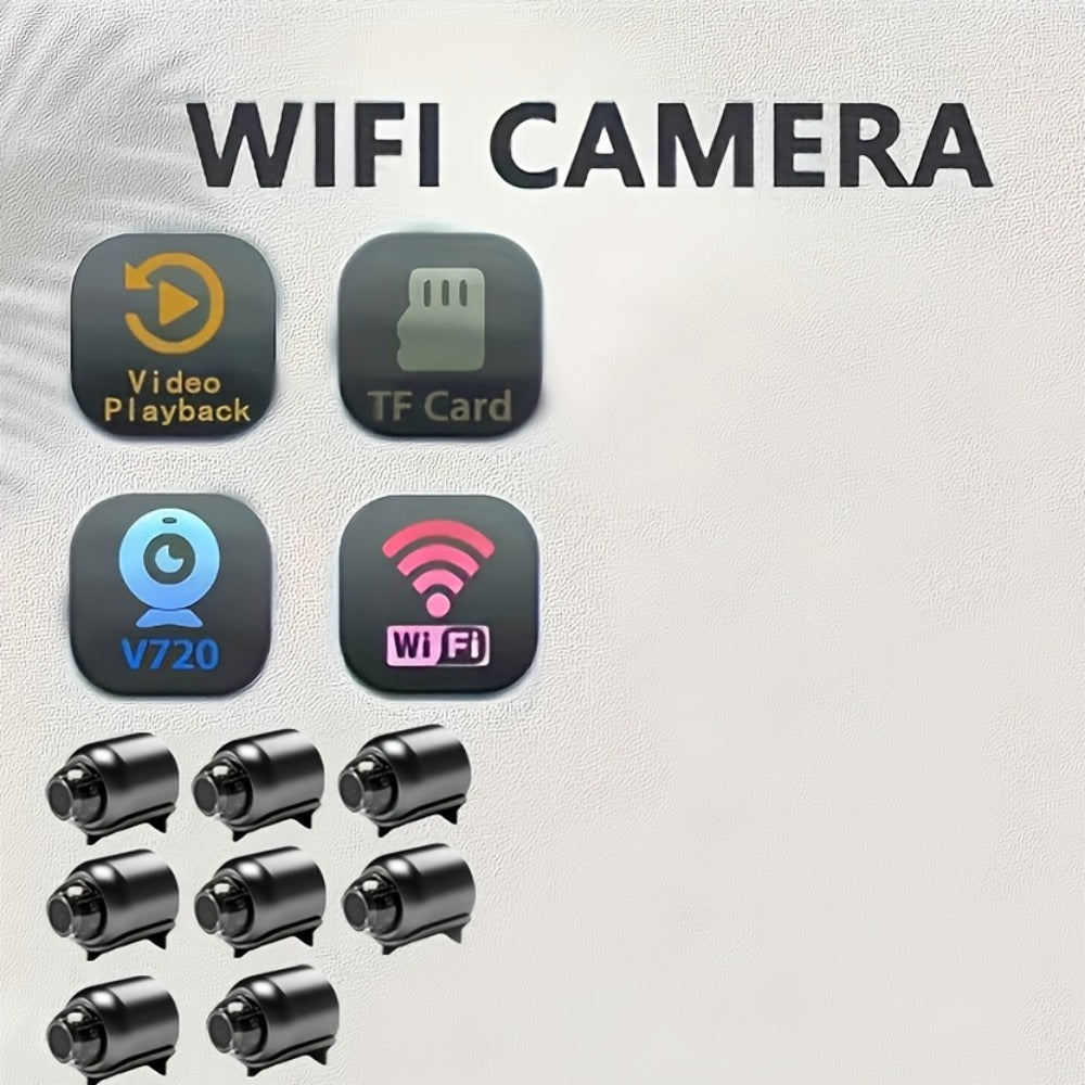 Indoor Security Camera 4-Pack with 1296P Video, Dual-Band WiFi, 360° Rotation and Two-Way Audio