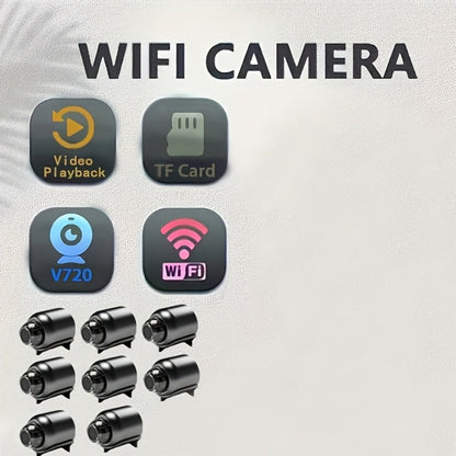 Indoor Security Camera 4-Pack with 1296P Video, Dual-Band WiFi, 360° Rotation and Two-Way Audio