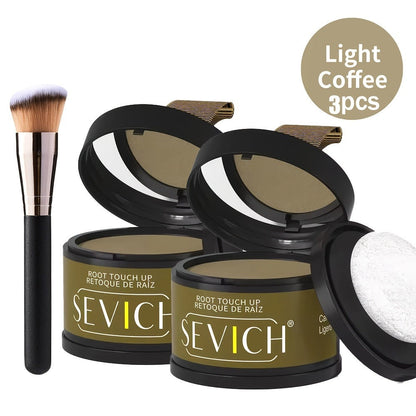 Root Touch-Up Hairline Powder Compact in Thirteen Shades with Exact Two- or Three-Piece Options