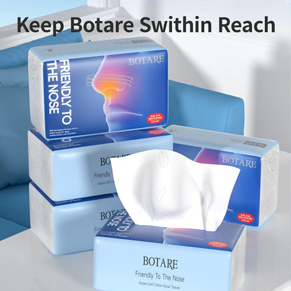 Facial Tissue 20 Packs – Dry & Wet Use, Sensitive Skin Safe, Absorbent Soft Tissues for Home Kitchen Bathroom Travel