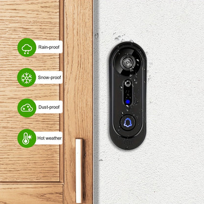 Video Doorbell 1080p Wireless Camera with 166-Degree View, Night Vision, Two-Way Audio and Indoor Chime