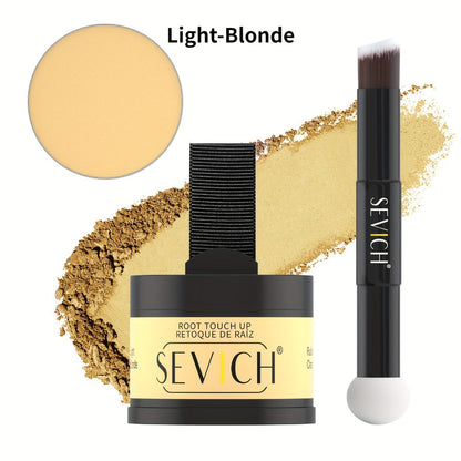 4 g plus 4 g Hair Root Touch-Up Powder Kit with Refill, Brush and Eight Checkout Options for Daily Use