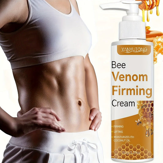 Bee Venom Collagen Firming & Lifting Body Cream 150g — Natural Skin Tightening Sculpting Moisturizer for Face, Arms, Thighs, Hips & Abdomen | Anti-Sagging Anti-Aging Hydrating Formula All Skin Types