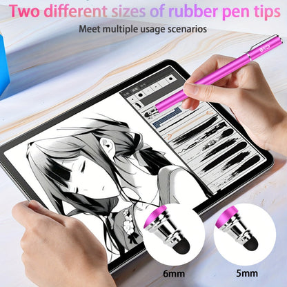 Capacitive Stylus Pen 6 Pack 2-in-1 Universal Touch Screen Stylus with 30 Replaceable Soft Rubber Tips No Battery Required Compatible with iPad iPhone Samsung Galaxy Android Tablets Phones Multicolor Set