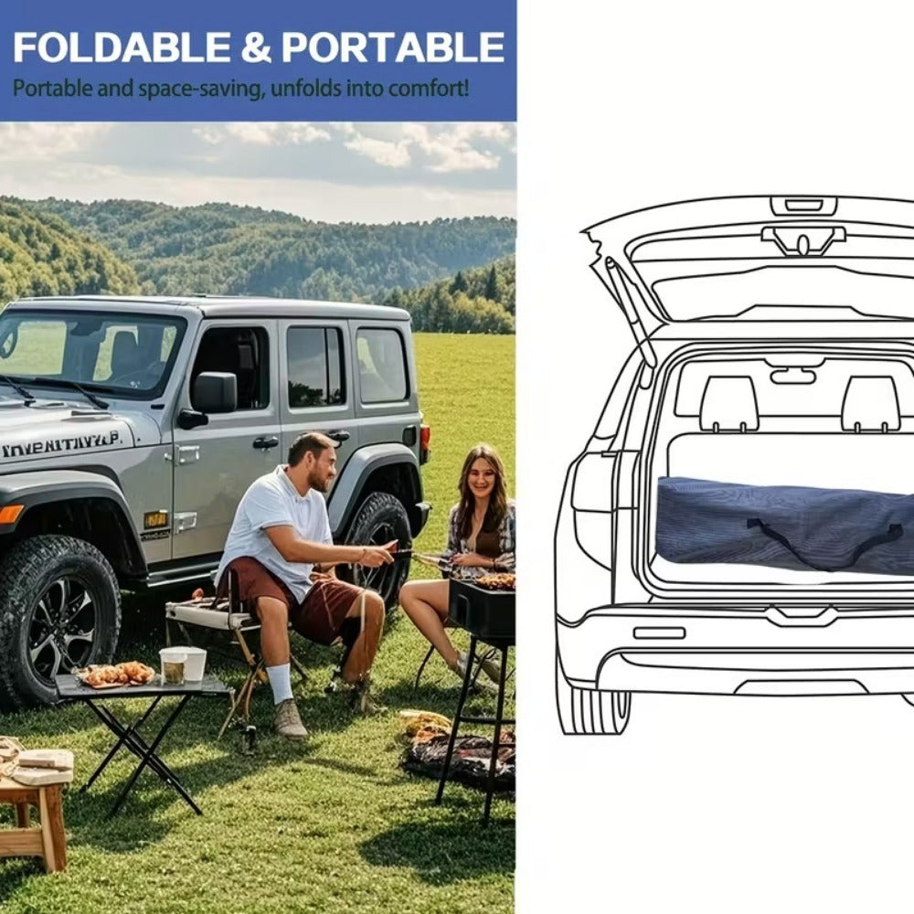 59-Inch Wide Folding Bed with Carry Bag and Tool-Free Assembly for Bedroom detail image - detail view 22